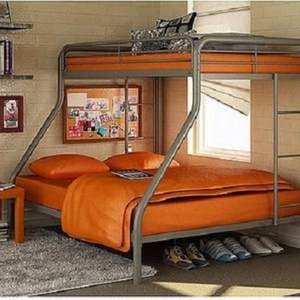 Dorel Twin-Over-Full Metal Bunk Bed