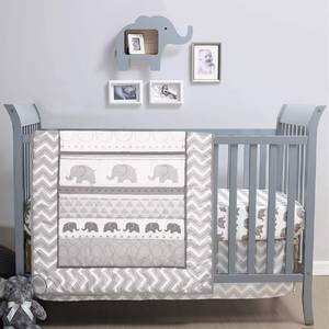 Elephant Walk Crib Bedding Set