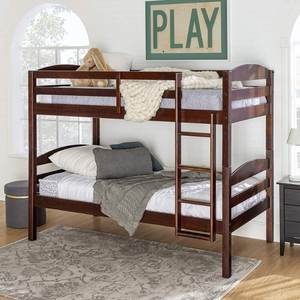 Solid Wood Twin over Twin Bunk Bed