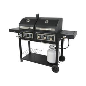 Dual Fuel Combination Gas Grill