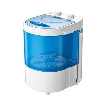 blue washing machine