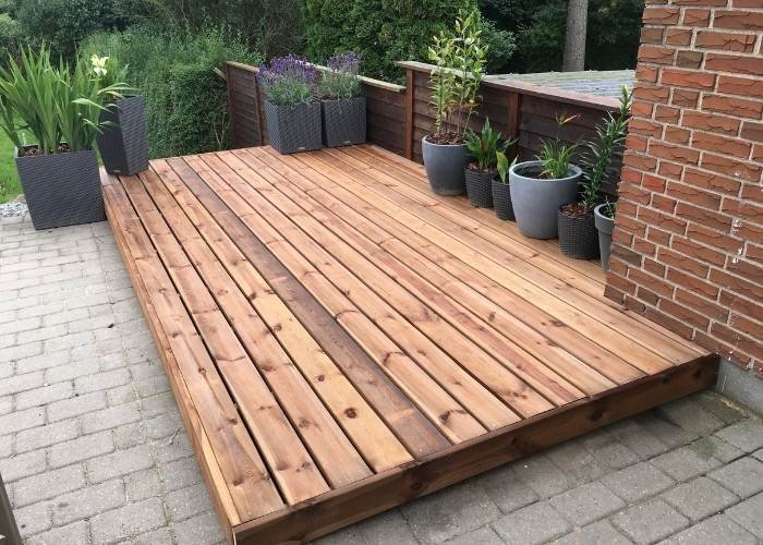 wooden deck