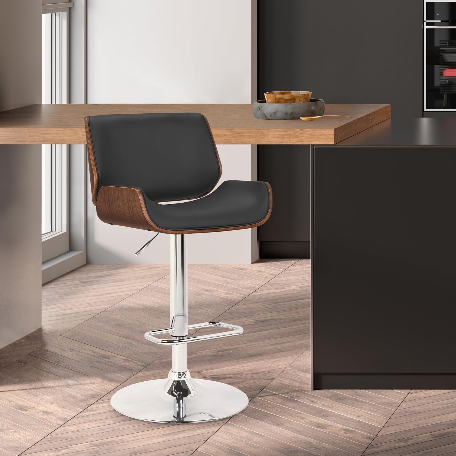 Armen Living Adele Swivel Barstool