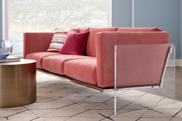 Acrylic sofa