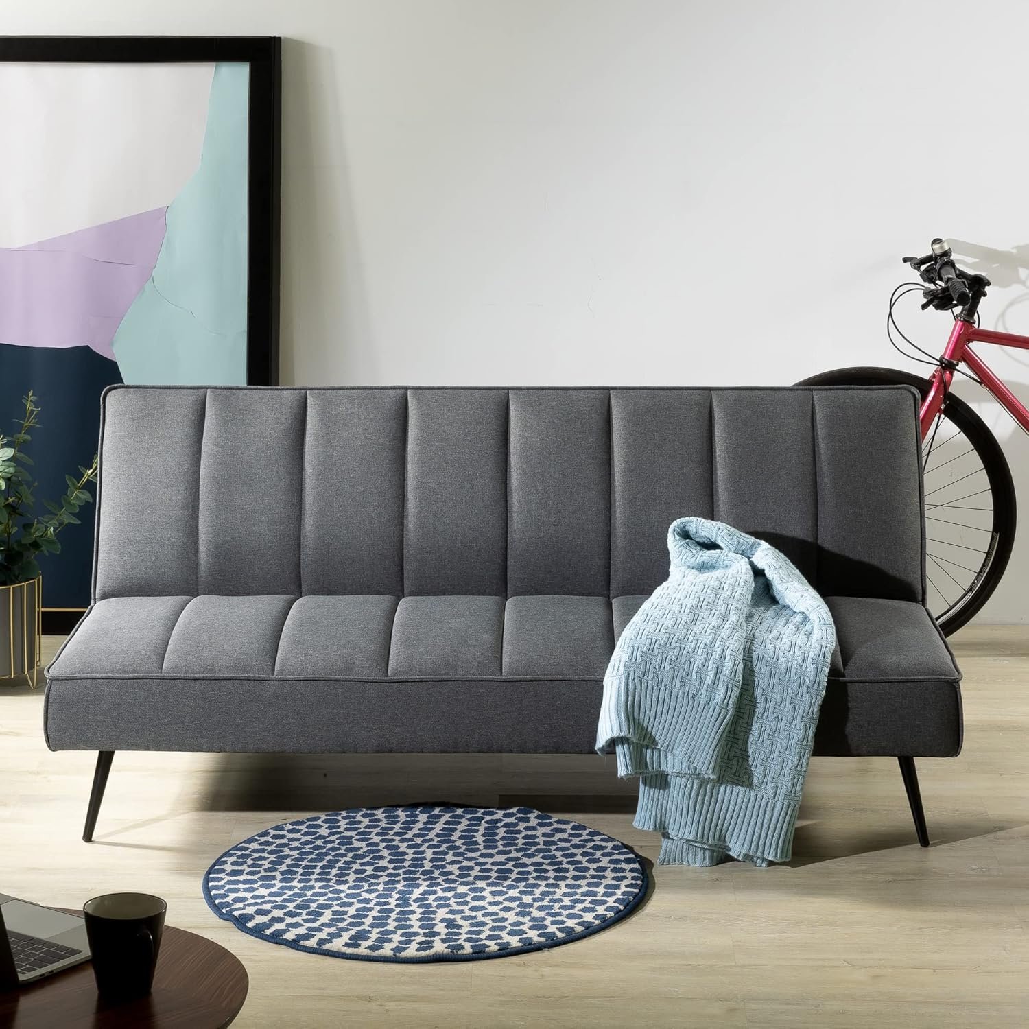 Click-clack sofa bed