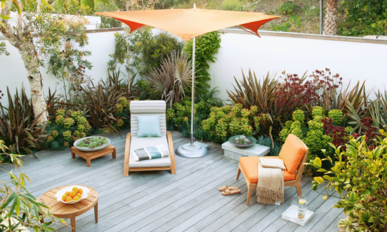 Deck and Garden