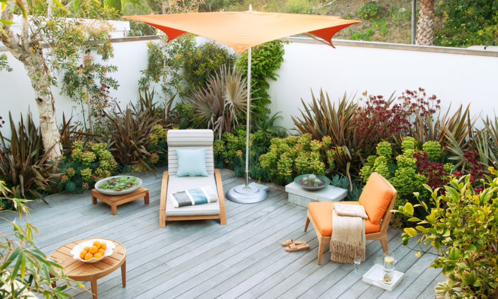 Deck and Garden