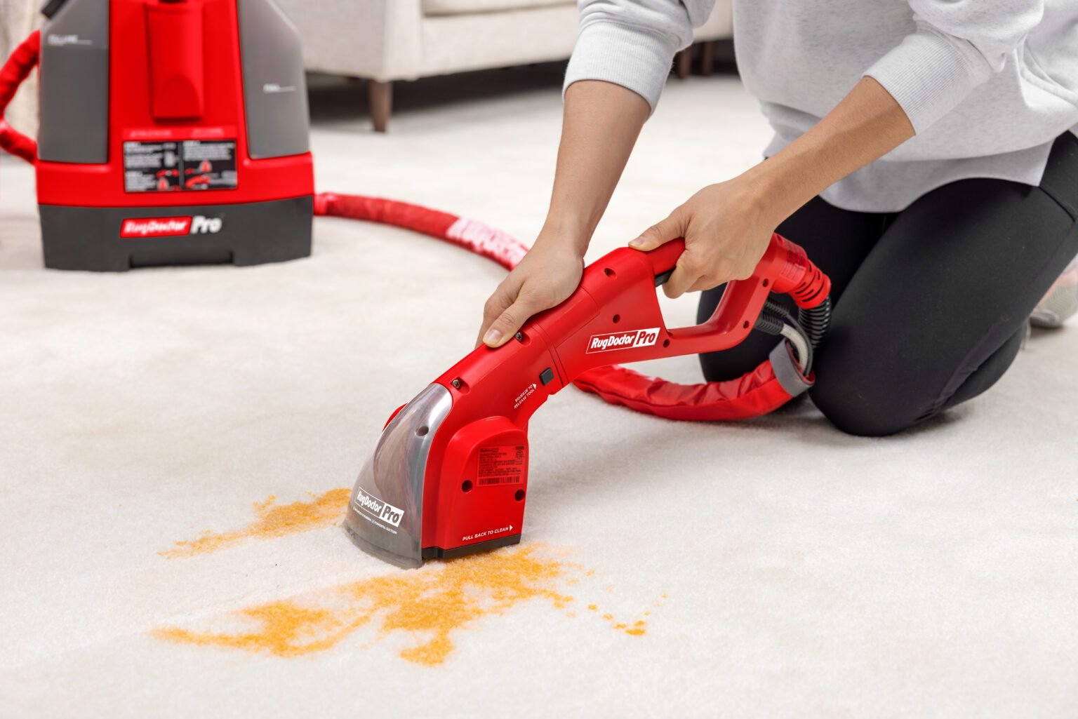 Clean the stain