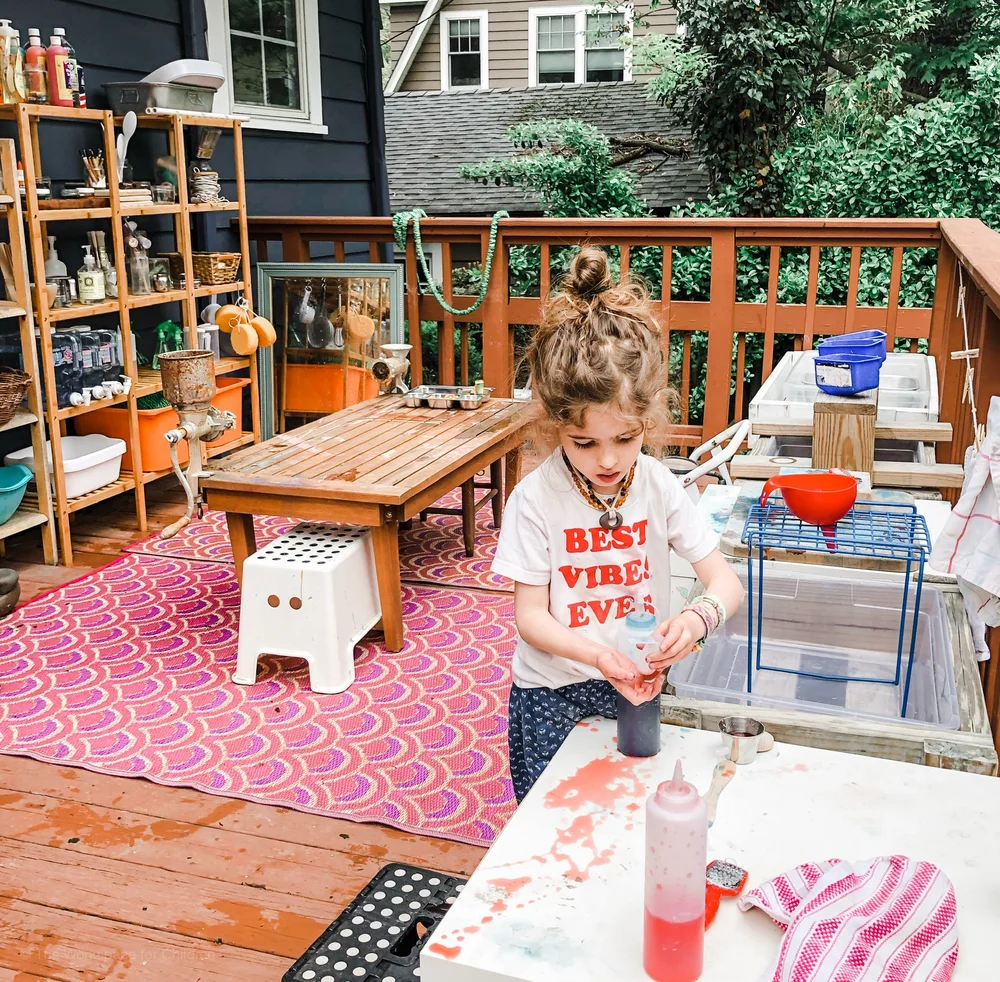 Create a designated play area for your child