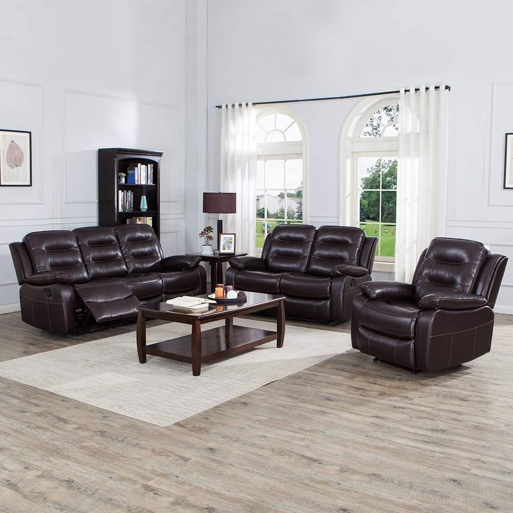 Leather living room sets