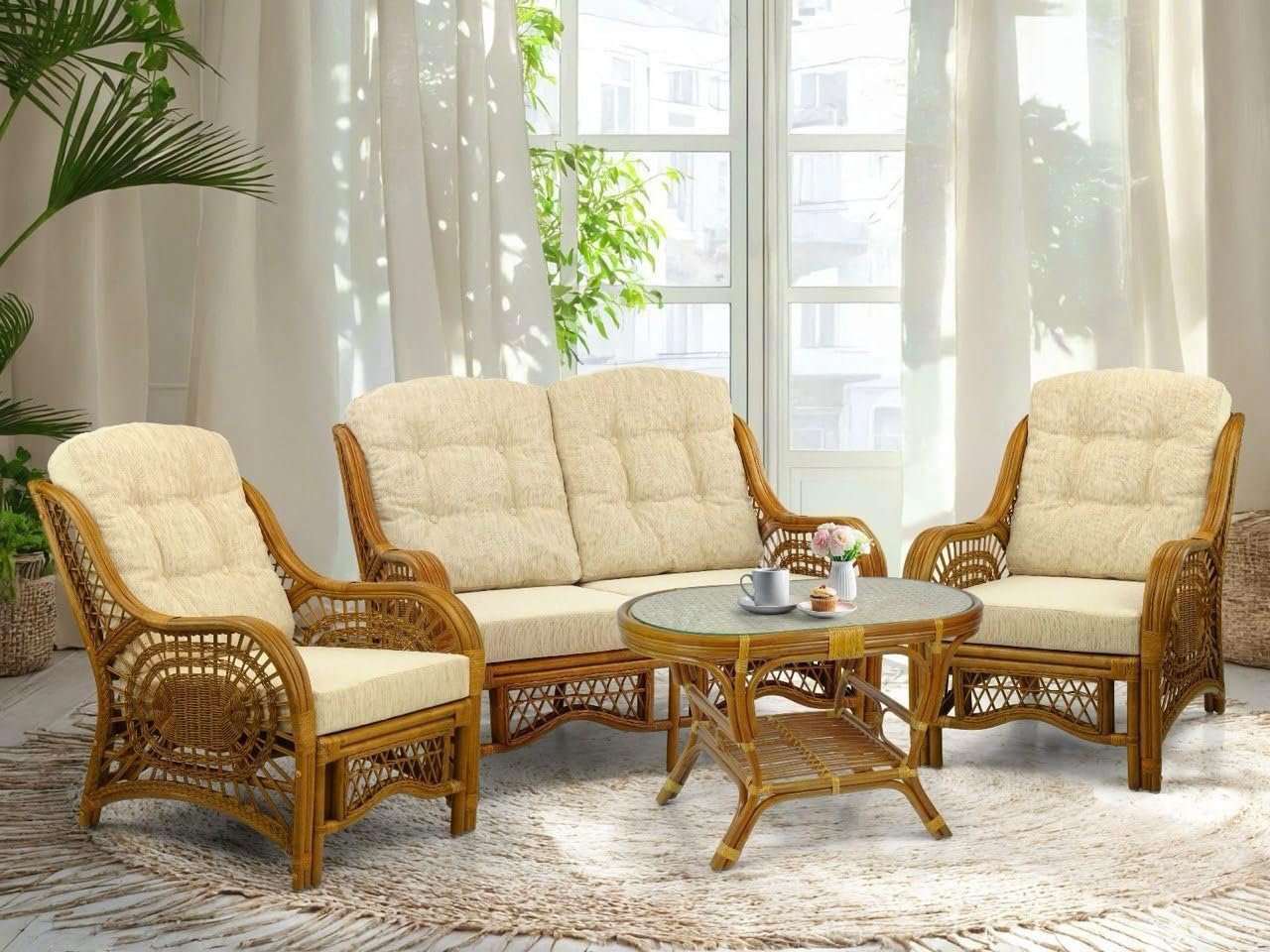 Rattan living room sets