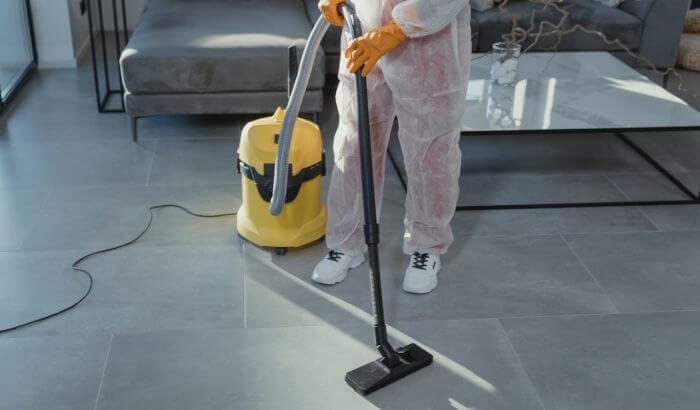 each week specifically to cleaning