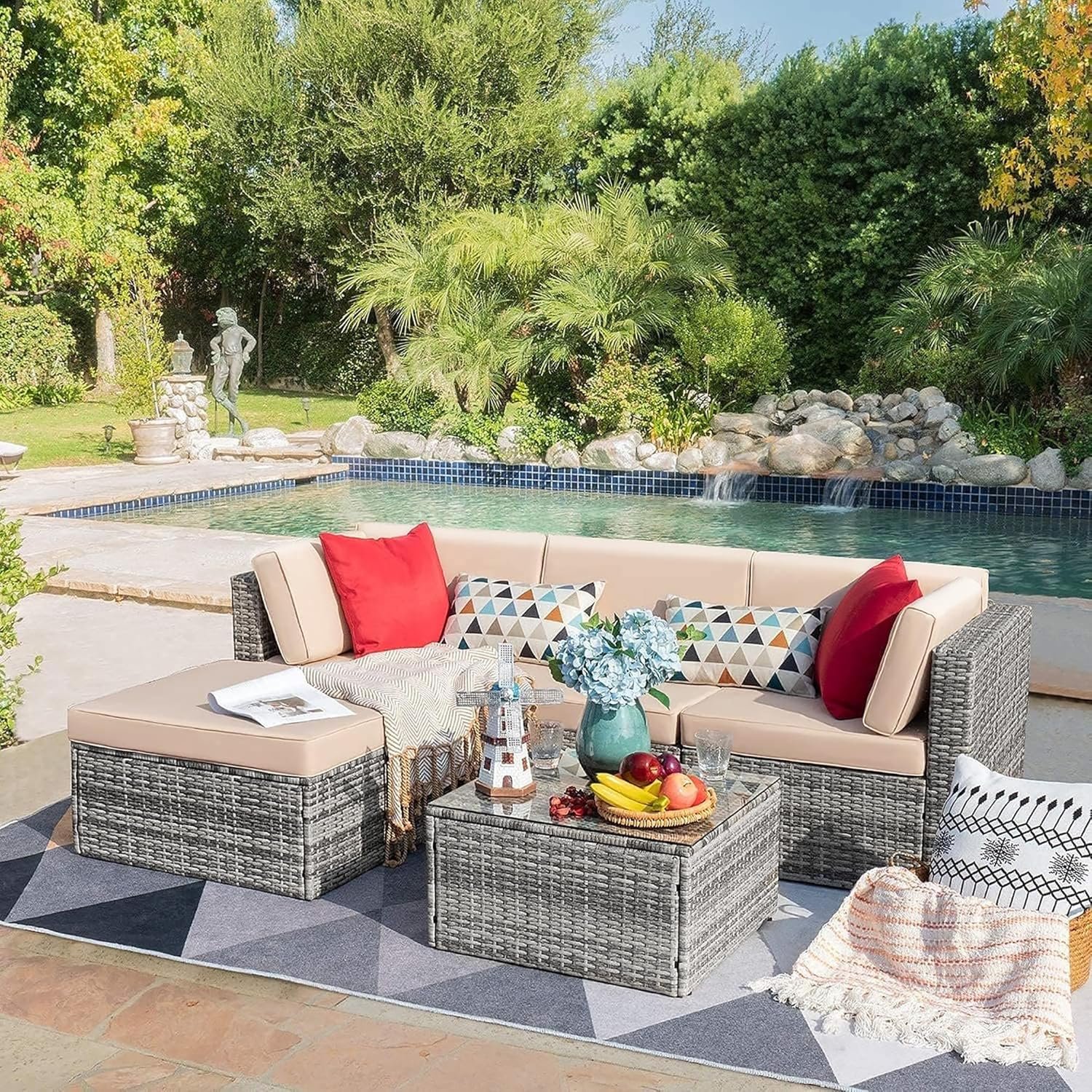 Devoko Outdoor Sectional Sofa