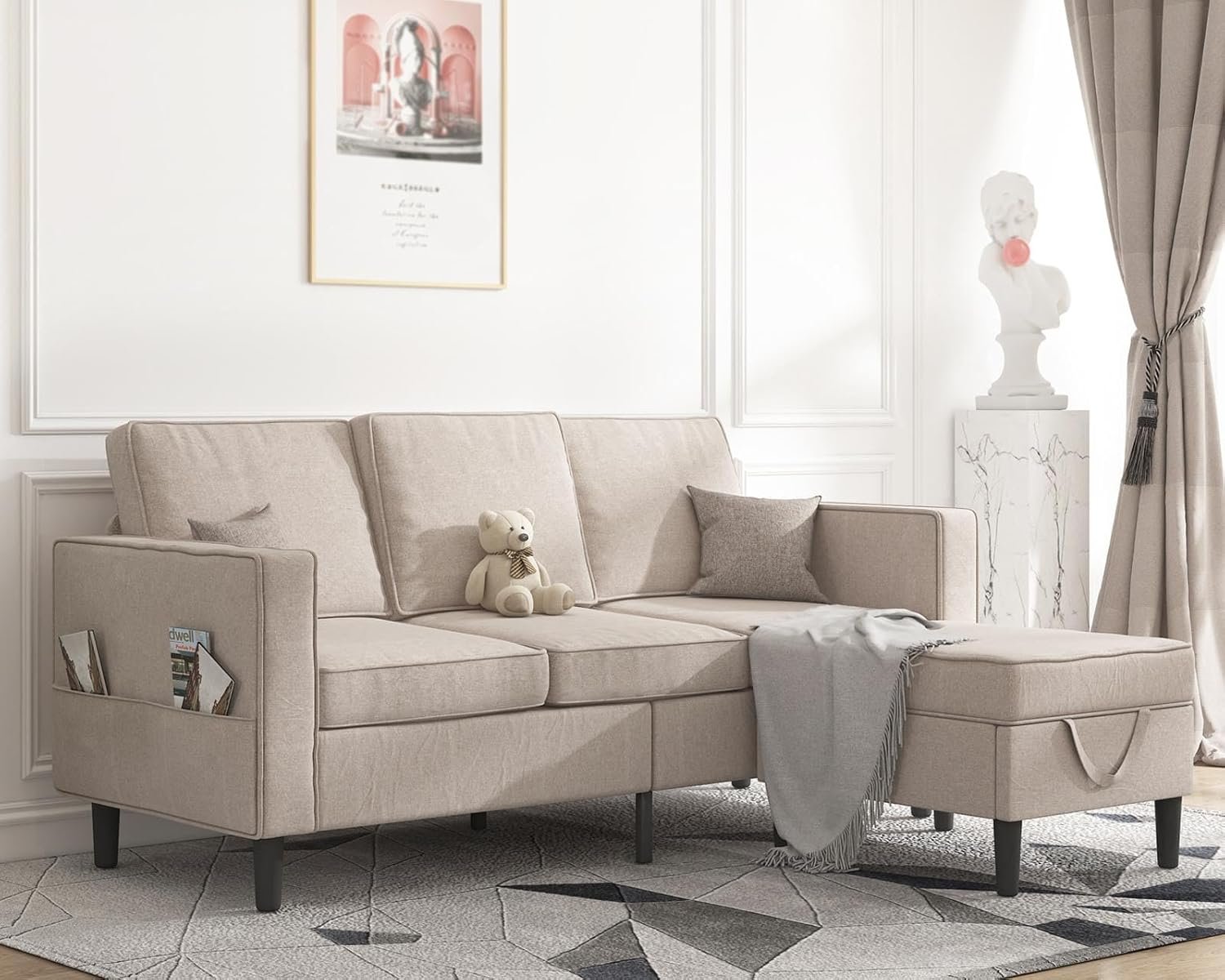 Mjkone Convertible Sectional Sofa