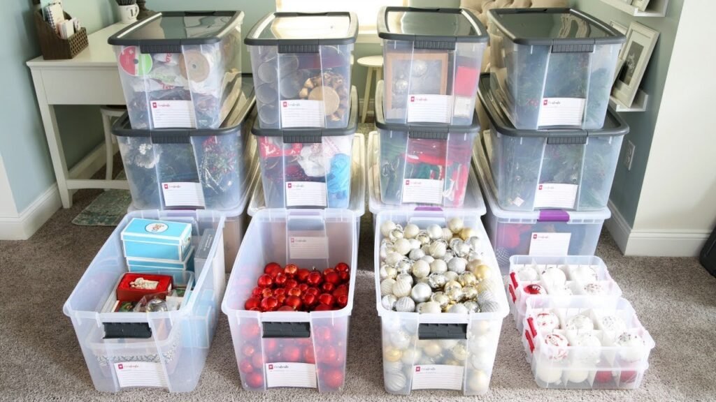 Organize Holiday Decorations