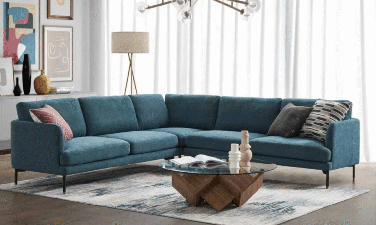 Home Décor with Stylish L-Shaped Sectional Sofas