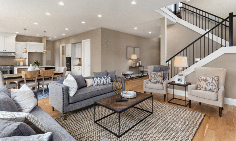 Set up Living Room Furniture