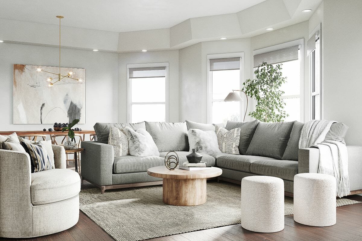 The luxury of Country Living with a Rustic Sectional Sofa