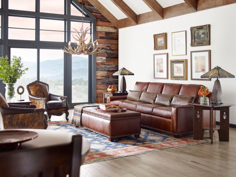 What Colour Goes With Brown Leather Sofa