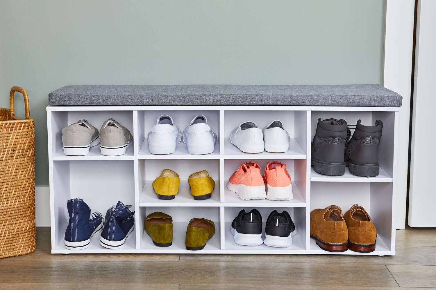 Bench with Shoe Storage