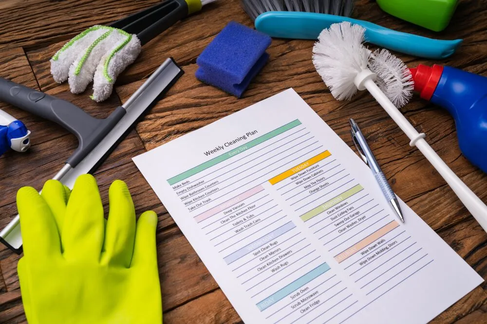Create a Cleaning Schedule