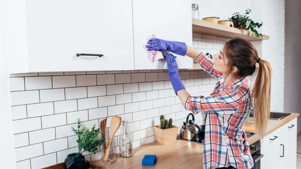 Deep Clean the Kitchen and Bathrooms