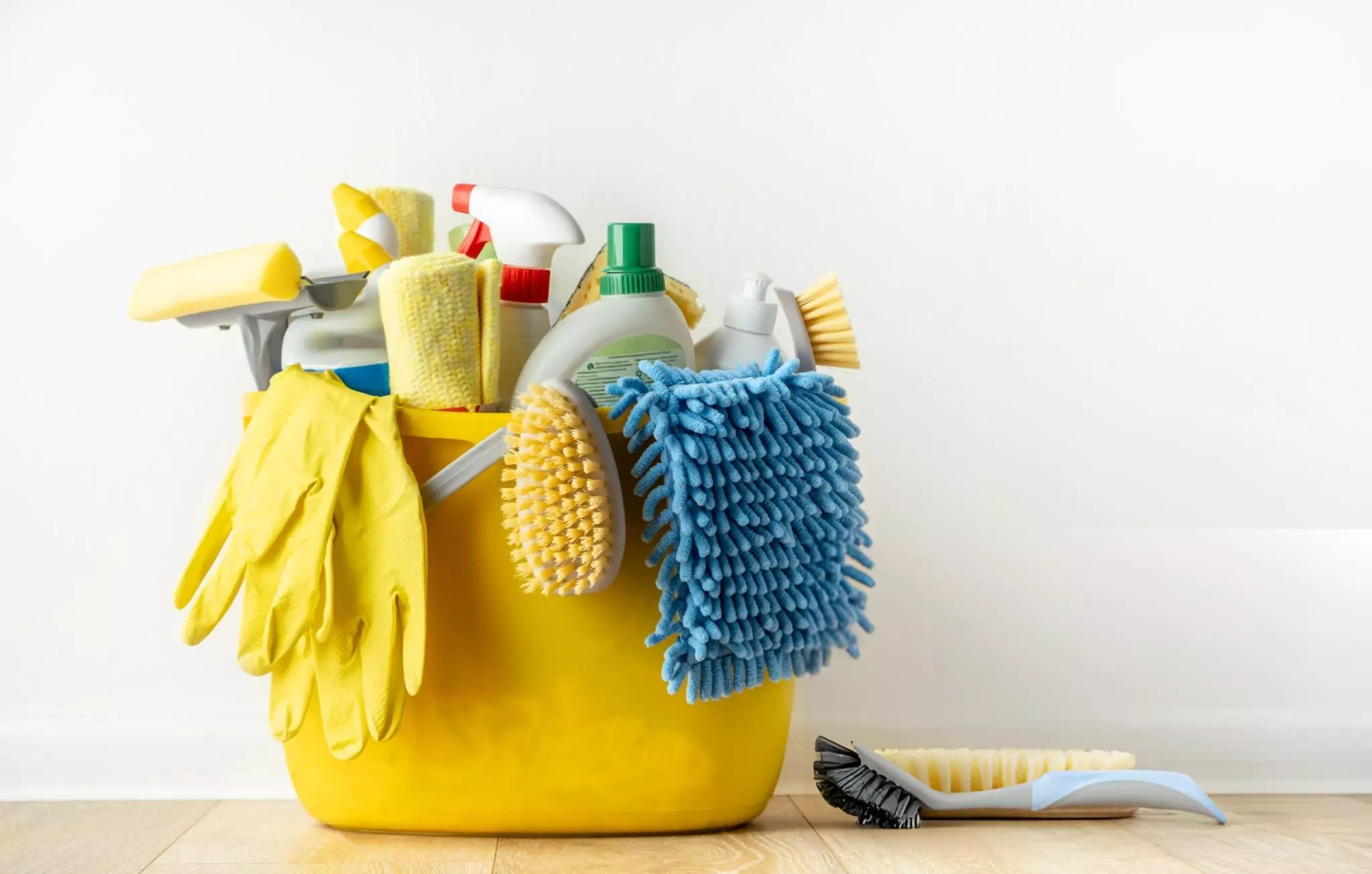 Gather Essential Cleaning Supplies