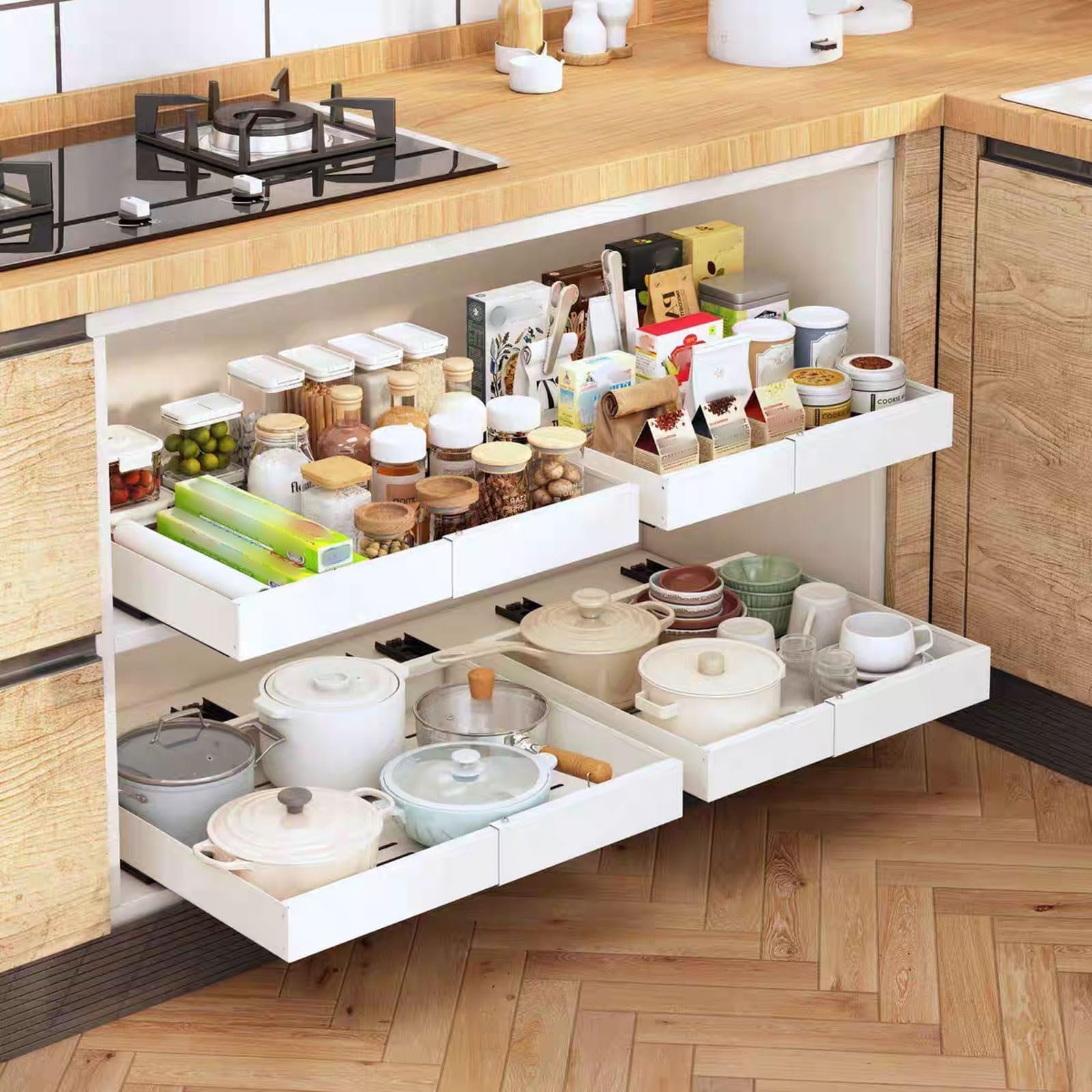 Incorporate Sliding Drawers