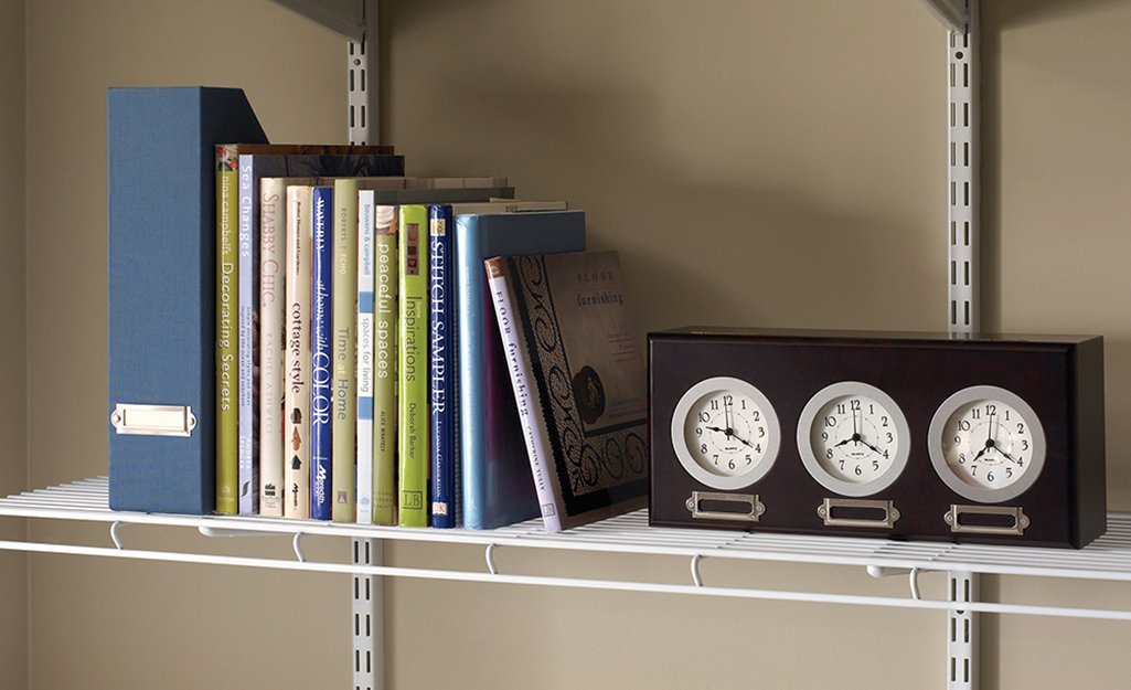 Install Adjustable Shelving