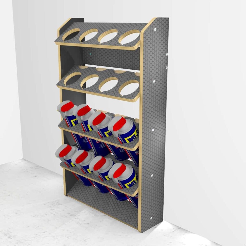 Shoe Racks for Spray Paint Cans