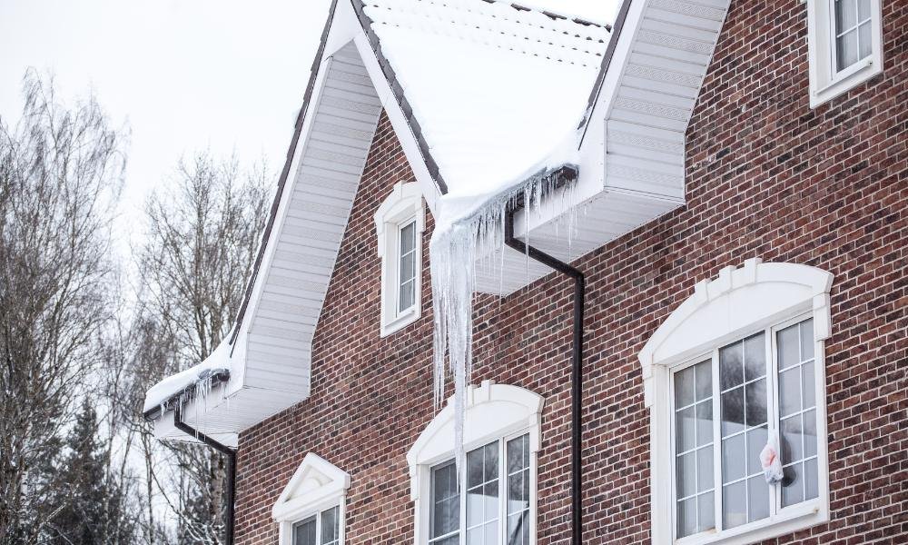 Gutters in Winter