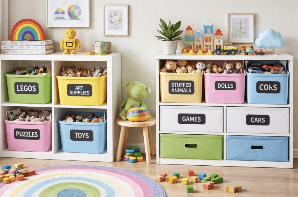 Beautifully Organised Shared Kids Bedroom