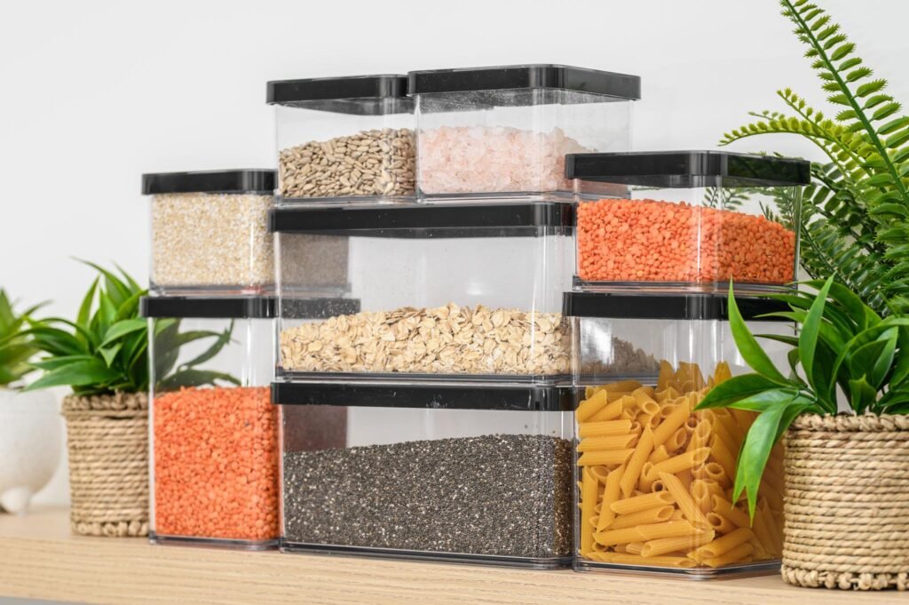 Clear Containers for Dry Goods