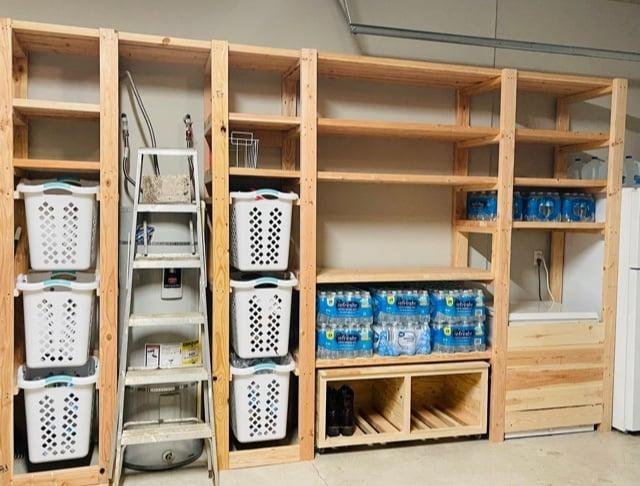 DIY Garage Shelving