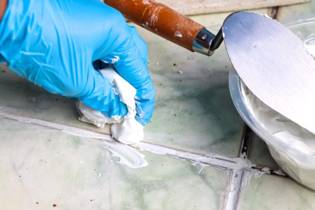 Grout Damage & Replacement