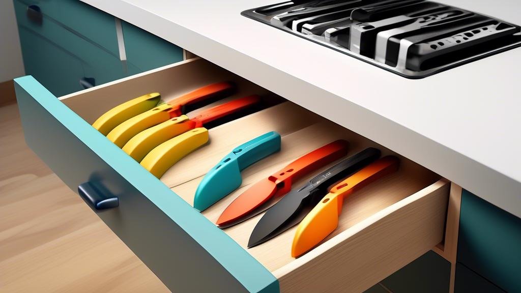 In-Drawer Knife Organizer