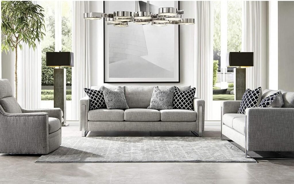 Plush Down-Filled Sofa