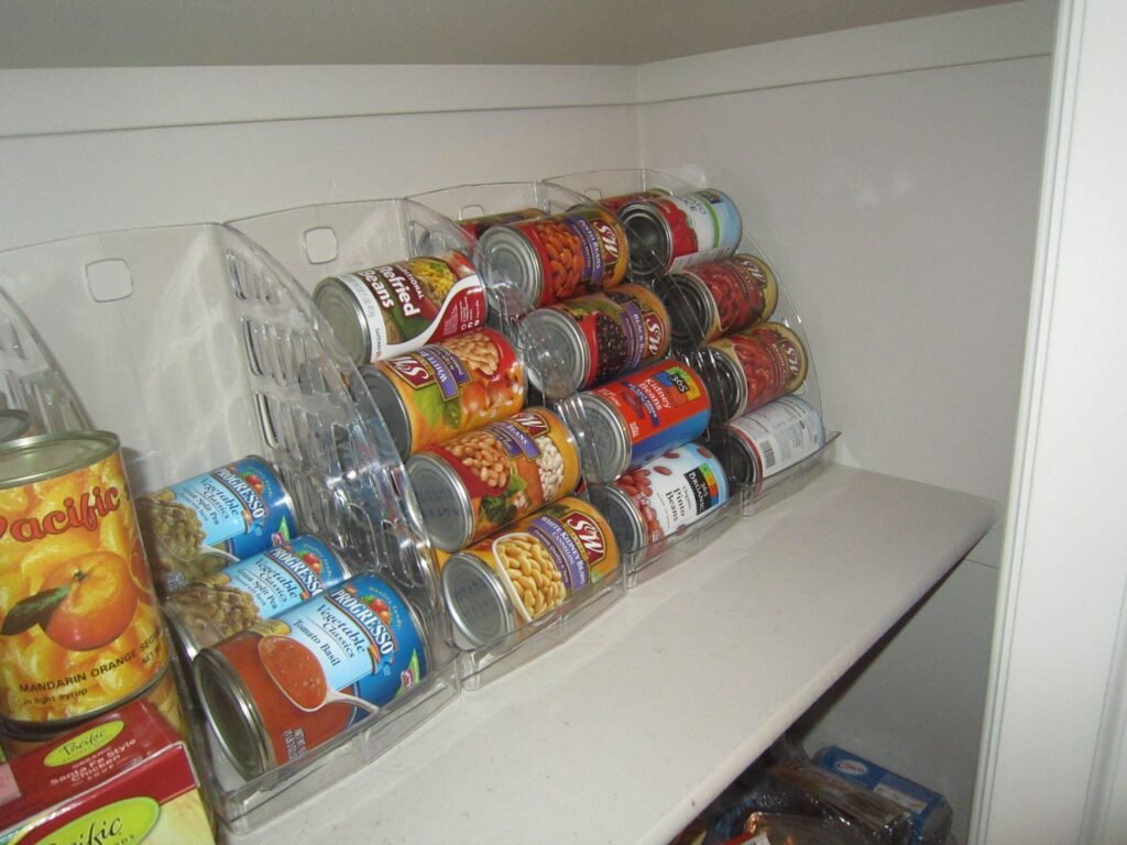 Shelf Risers for Canned Goods