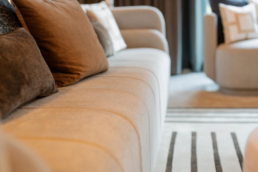 Sofa Cushion Cross-Section Comparison