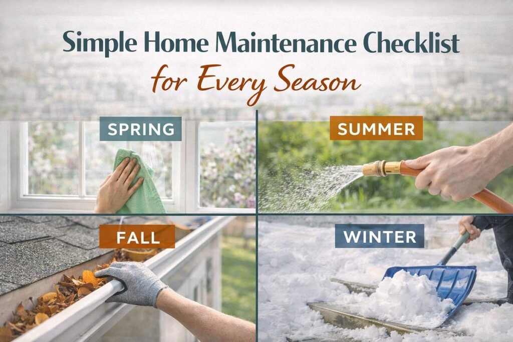 The Monthly Home Maintenance Checklist